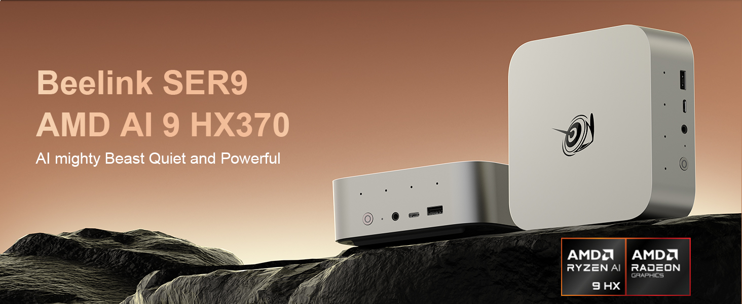 Amazon.com: Beelink SER9 AI Mini PC, AMD Ryzen AI 9 HX370 (80TOPS
